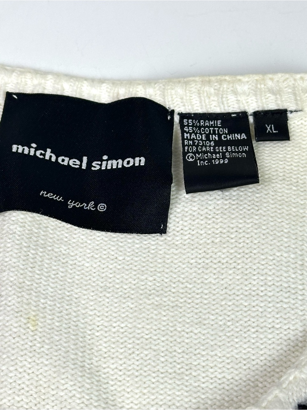 Michael Simon VINTAGE 1990s 3D Carole’s Sweater XL - Picture 11 of 11